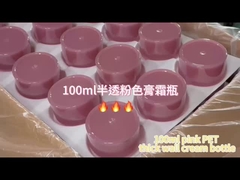 100 ml roze PET-grote wandcrèmefles